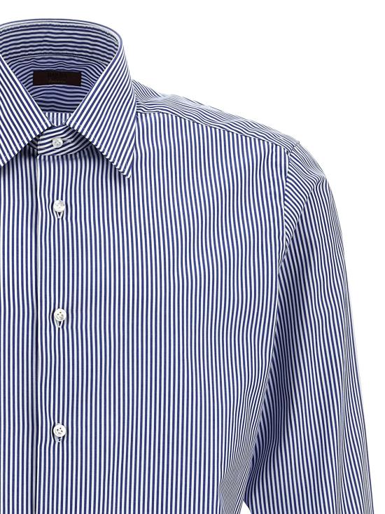  발바 셔츠 LDI1U14P01442040002 BLUE - BARBA