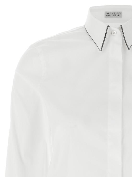  브루넬로 쿠치넬리 셔츠 LDM0091MA606C159 WHITE - BRUNELLO CUCINELLI