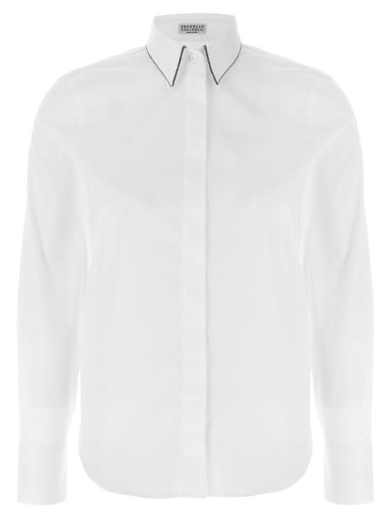  브루넬로 쿠치넬리 셔츠 LDM0091MA606C159 WHITE