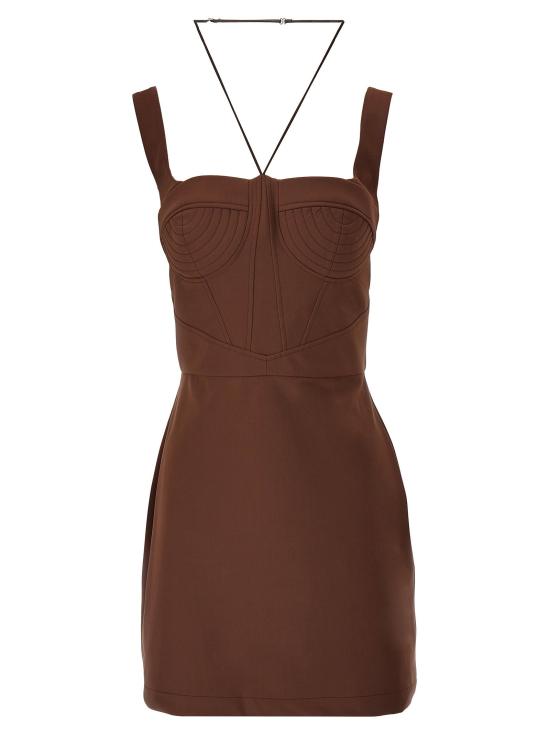  넨시 도자카 원피스 LDNDSS25DR243BROWN
