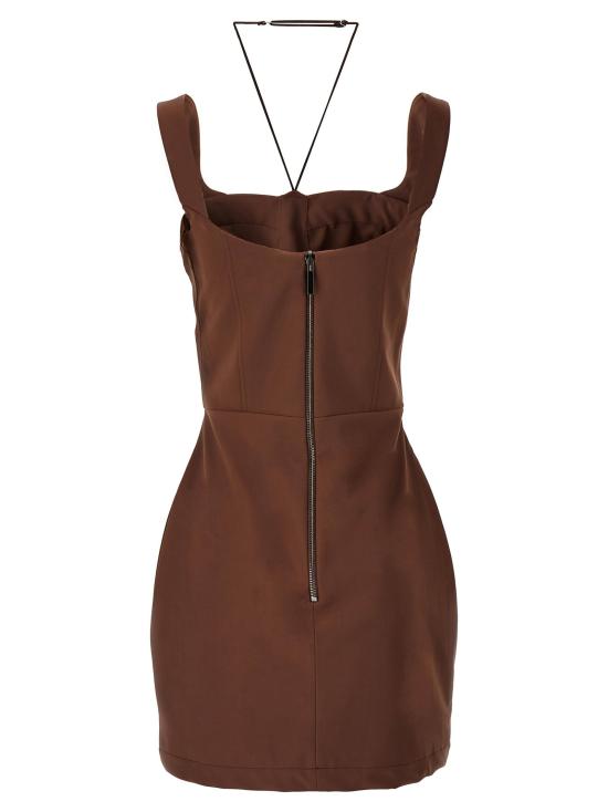  넨시 도자카 원피스 LDNDSS25DR243BROWN - NENSI DOJAKA