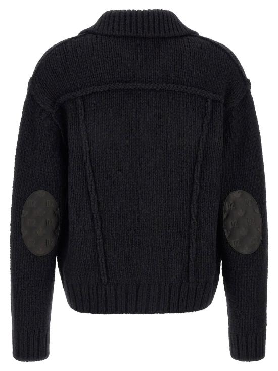  디스퀘어드2 가디건 LDS74HA1638D13240477 BLACK - DSQUARED2