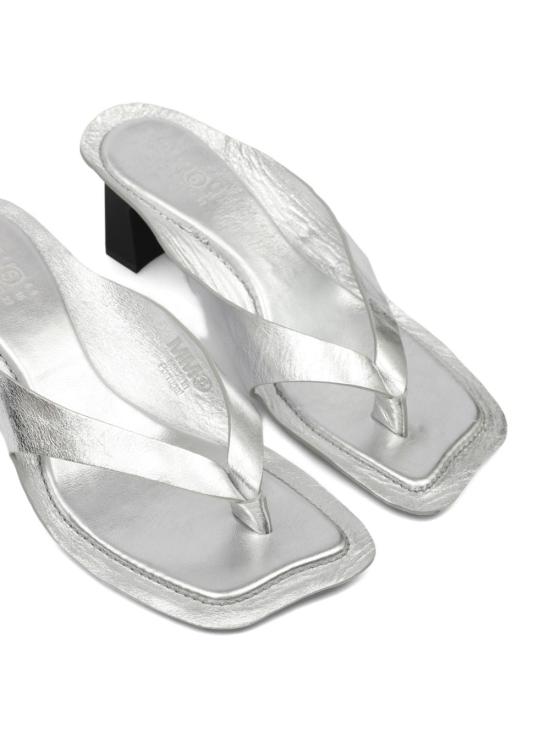  MM6 메종마르지엘라 샌들 S66WP0120P7703T9002 AI26 SILVER - MM6 MAISON MARGIELA
