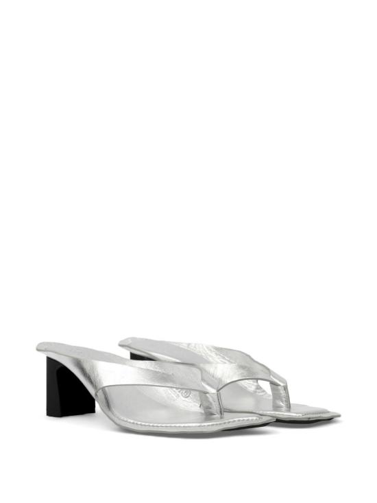  MM6 메종마르지엘라 샌들 S66WP0120P7703T9002 AI26 SILVER - MM6 MAISON MARGIELA