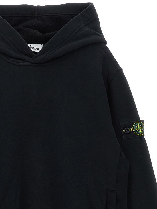  스톤 아일랜드 후드 티셔츠 LDL2S166100003S0A20V0029 BLACK - STONE ISLAND