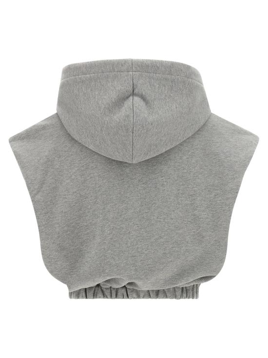  펜디 후드 티셔츠 LDFS9798AW8BF0TAZ GRAY - FENDI