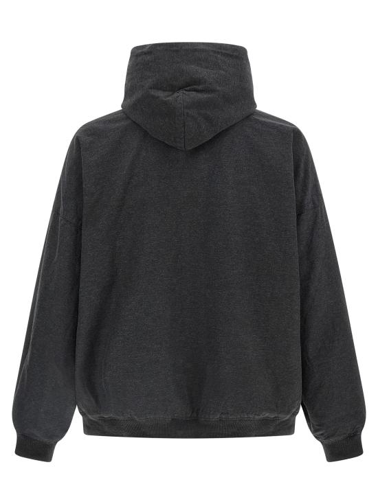  발렌시아가 후드 티셔츠 LD838688TSWB31140 CHARCOAL - BALENCIAGA