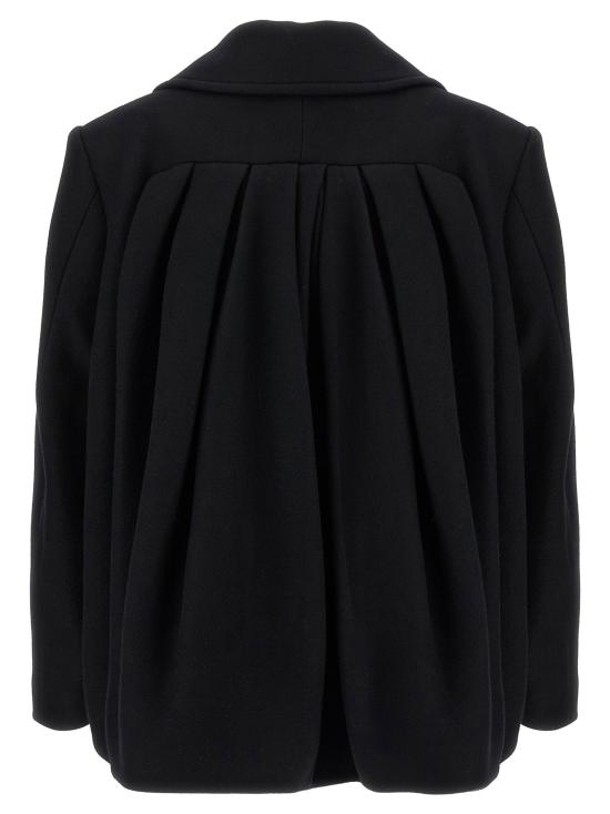  드리스 반 노튼 코트 LD2520105402216900 BLACK - DRIES VAN NOTEN