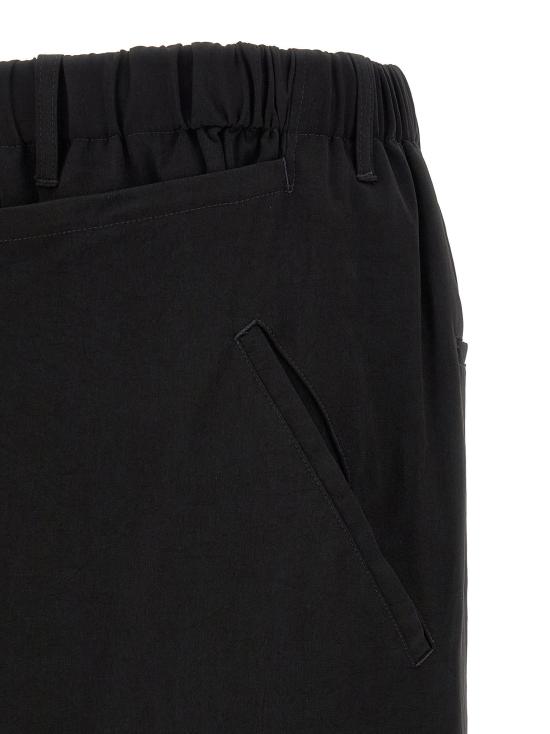  요지 야마모토 팬츠 LDHWP175001 BLACK - YOHJI YAMAMOTO