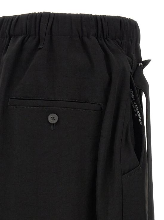  요지 야마모토 팬츠 LDHWP175001 BLACK - YOHJI YAMAMOTO