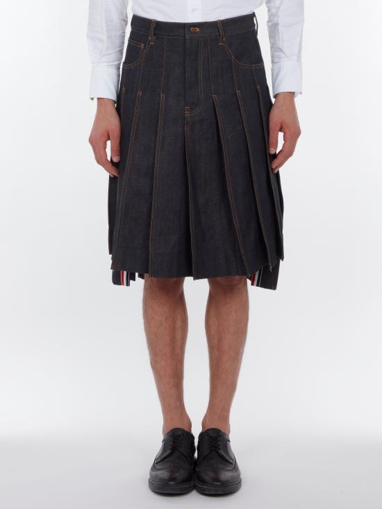  톰브라운 스커트 SS26H481 MGU005S F1101 415 Navy 3