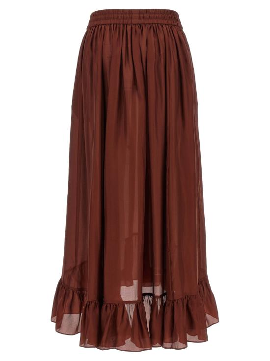  짐머만 스커트 LD8440SSS261MER BURGUNDY - ZIMMERMANN