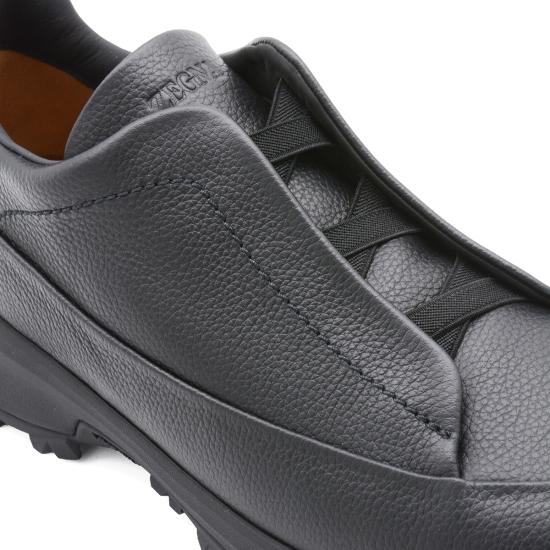 26FW 에르메네질도제냐 스니커즈 LHSOF S8106ZNER BLACK - ERMENEGILDO ZEGNA