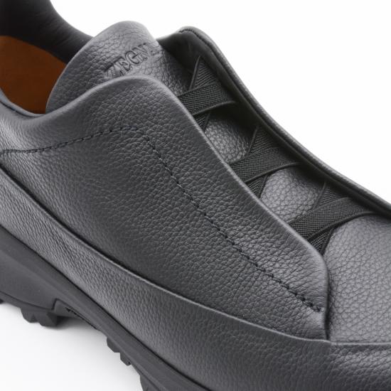 26FW 에르메네질도제냐 스니커즈 LHSOF S8106ZNER BLACK - ERMENEGILDO ZEGNA
