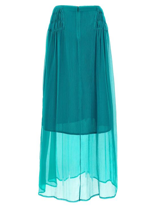  드리스 반 노튼 스커트 LD2610108473040508 TEAL - DRIES VAN NOTEN