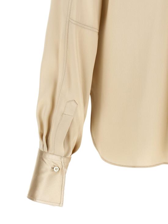  브루넬로 쿠치넬리 셔츠 LDM0C59NR516C9643 BEIGE - BRUNELLO CUCINELLI