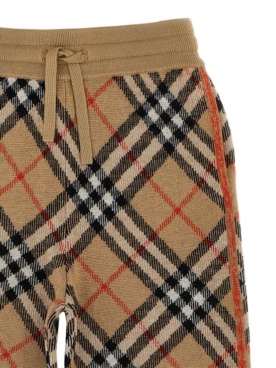  버버리 트레이닝/조거 팬츠 LD8113327SANDIPCHECK BEIGE - BURBERRY