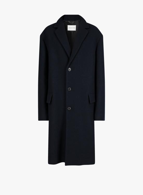  드리스 반 노튼 코트 FW26H546 262 020208 4216 509 Navy M