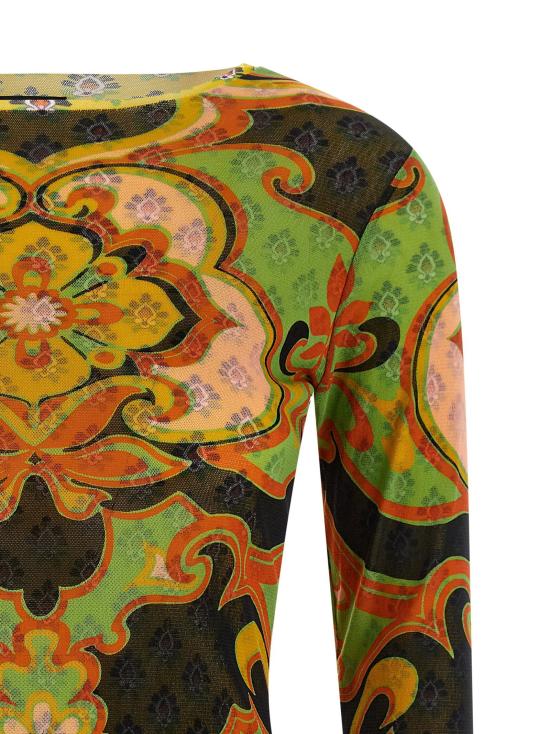  에트로 블라우스 LDWRJA003899IAS67X0812 GREEN - ETRO
