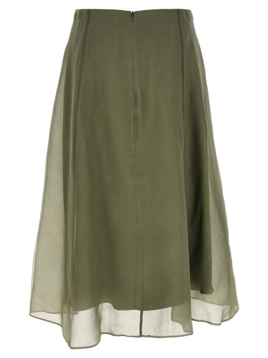  브루넬로 쿠치넬리 스커트 LDMF940G3877C9253 GREEN - BRUNELLO CUCINELLI