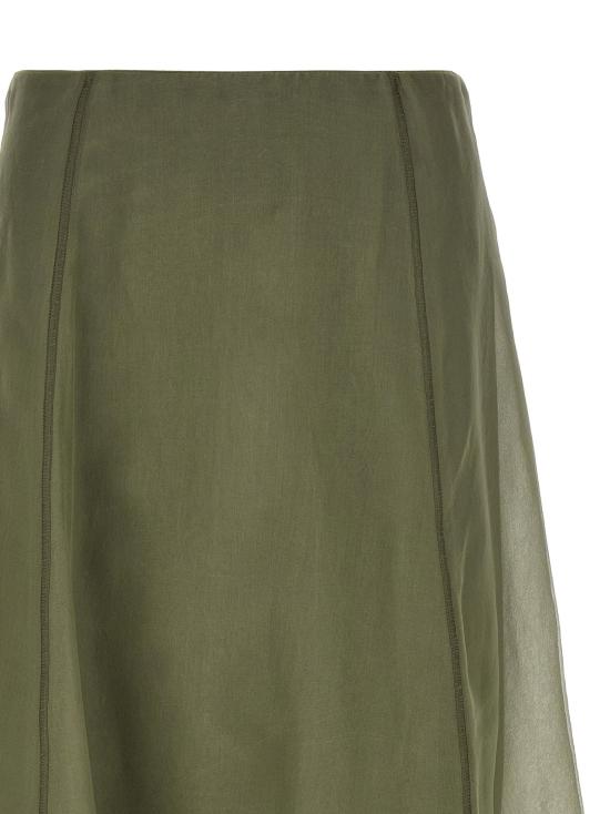  브루넬로 쿠치넬리 스커트 LDMF940G3877C9253 GREEN - BRUNELLO CUCINELLI