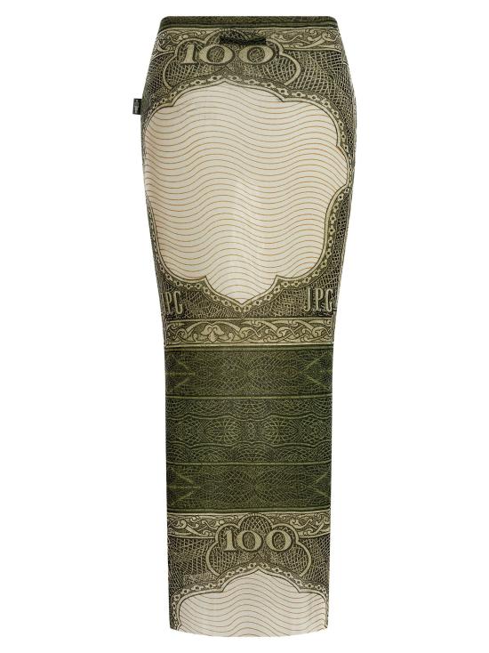  장 폴 고티에 스커트 LD2601WSK043M023P400300156 GREEN - JEAN PAUL GAULTIER