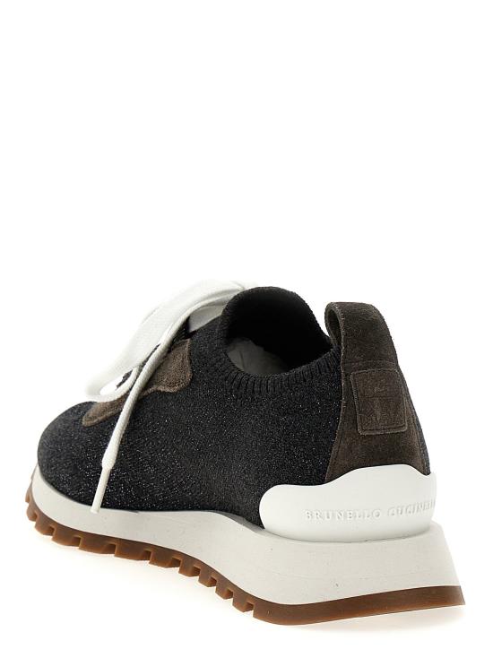  브루넬로 쿠치넬리 스니커즈 LDMZ35G2490C2355 BLACK - BRUNELLO CUCINELLI