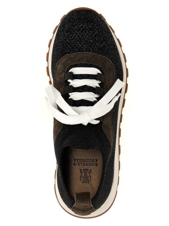  브루넬로 쿠치넬리 스니커즈 LDMZ35G2490C2355 BLACK - BRUNELLO CUCINELLI