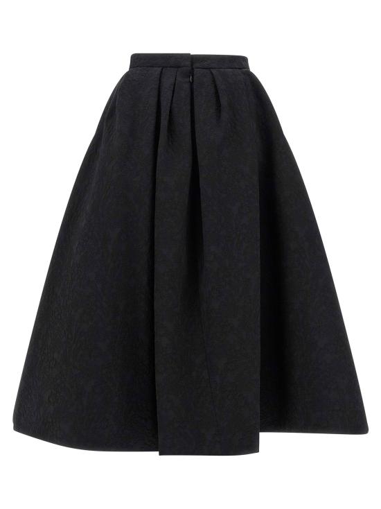  캐롤리나 헤레라 스커트 LDP2511N315CCQ001 BLACK - CAROLINA HERRERA
