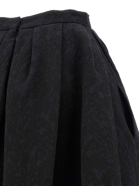  캐롤리나 헤레라 스커트 LDP2511N315CCQ001 BLACK - CAROLINA HERRERA