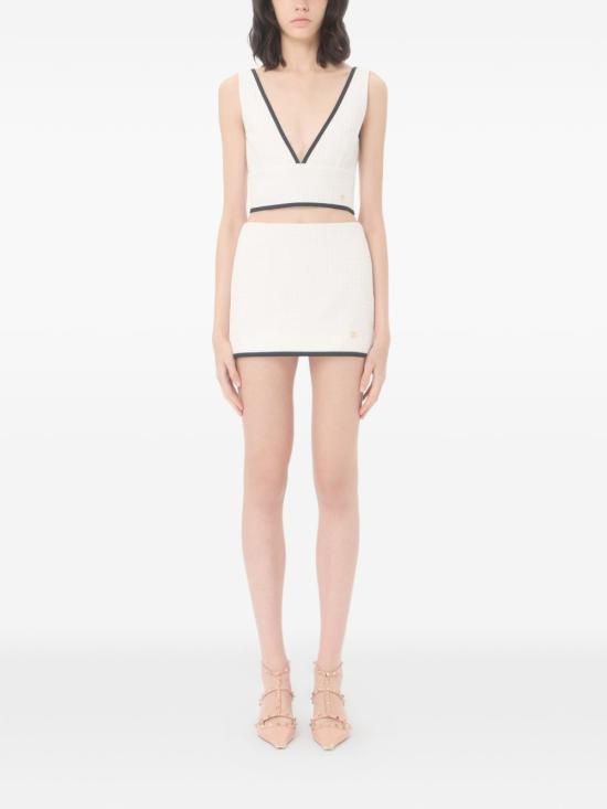  발렌티노 가라바니 민소매 티셔츠 BAEC45ACVCBJ AI26 WHITE - VALENTINO GARAVANI