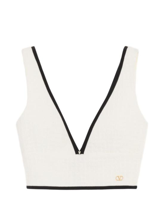  발렌티노 가라바니 민소매 티셔츠 BAEC45ACVCBJ AI26 WHITE