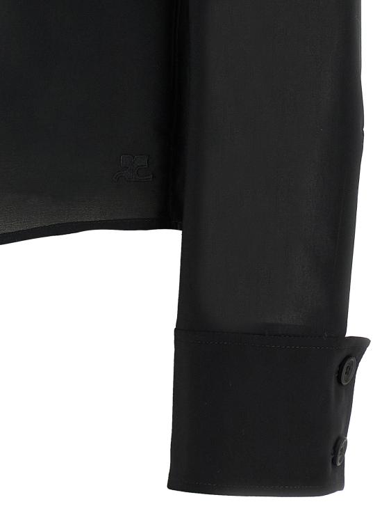  쿠레쥬 셔츠 LD225CCH091CO01379999 BLACK - COURREGES