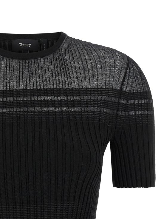  띠어리 탑 LDP0616704001 BLACK - THEORY