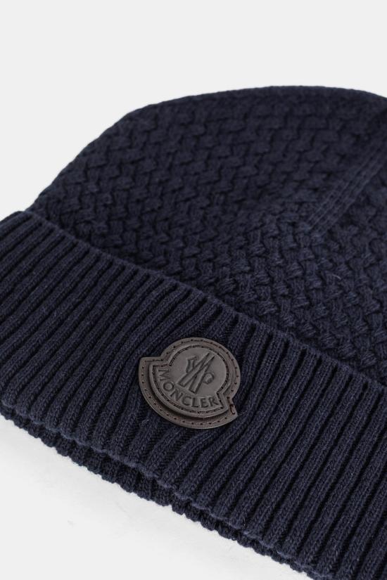  몽클레어 비니 FW26H103 L20913B00026 M4281 742 Navy O S - MONCLER