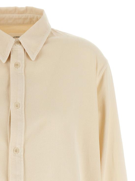  르메르 셔츠 LDSH1160LD1035WH004 CREAM - LEMAIRE