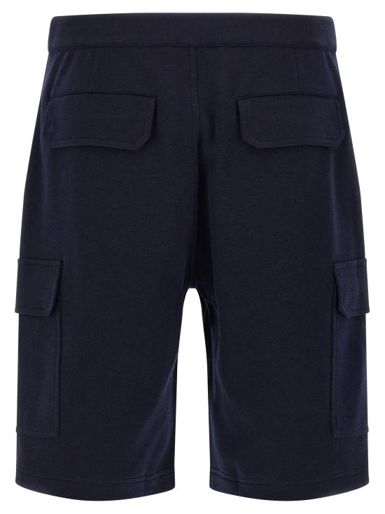 브루넬로 쿠치넬리 숏팬츠 LDMM8313222GC1265 NAVY - BRUNELLO CUCINELLI