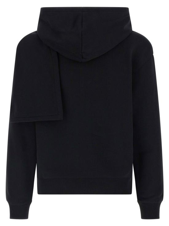  쿠레쥬 후드 티셔츠 LD325JHO047JS02349999 BLACK - COURREGES