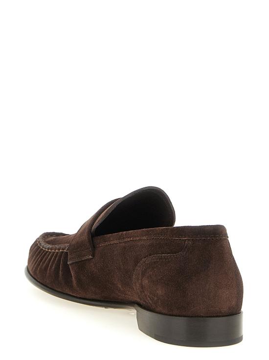  지미추 스니커즈 LDELLISLOAFERFSUECHOCOLATE BROWN - JIMMY CHOO