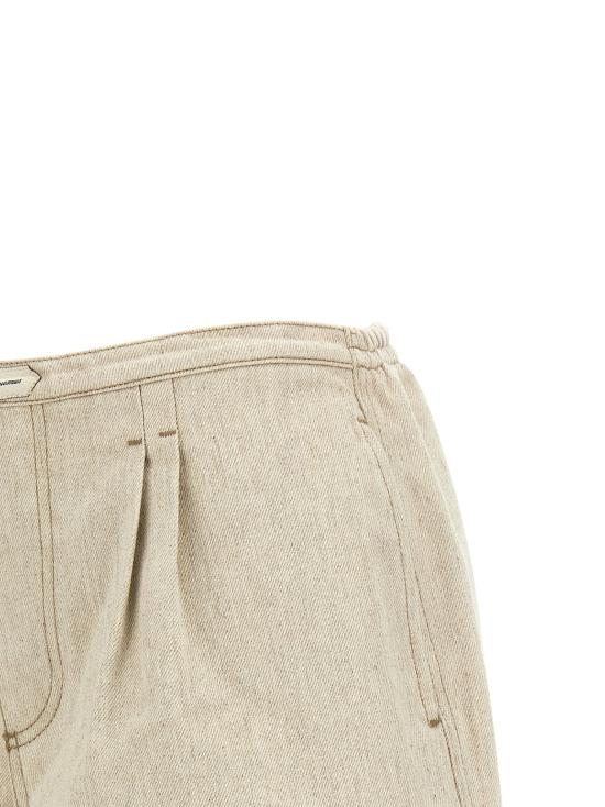  자크뮈스 데님 숏팬츠 LD26ESOW00612AD00044130 BEIGE - JACQUEMUS
