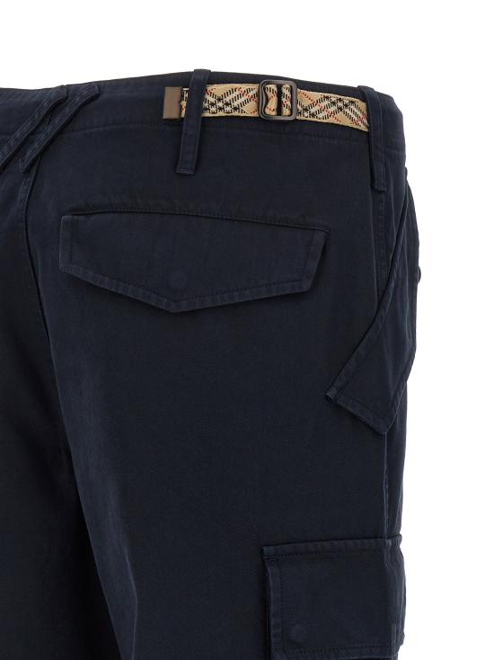  버버리 카고 팬츠 LD8119203SILHOUETTEBLUE NAVY - BURBERRY