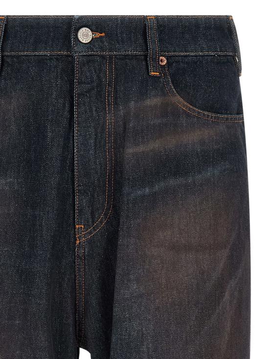 MM6 메종마르지엘라 데님 팬츠 LDSH2LA0052M30055963 BLACK - MM6 MAISON MARGIELA