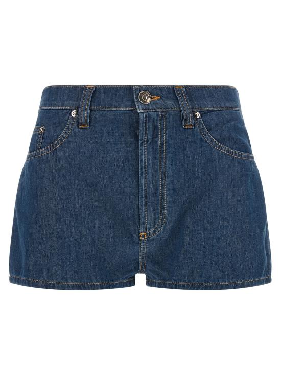  베르사체 데님 숏팬츠 LD10251031A186401D880 BLUE