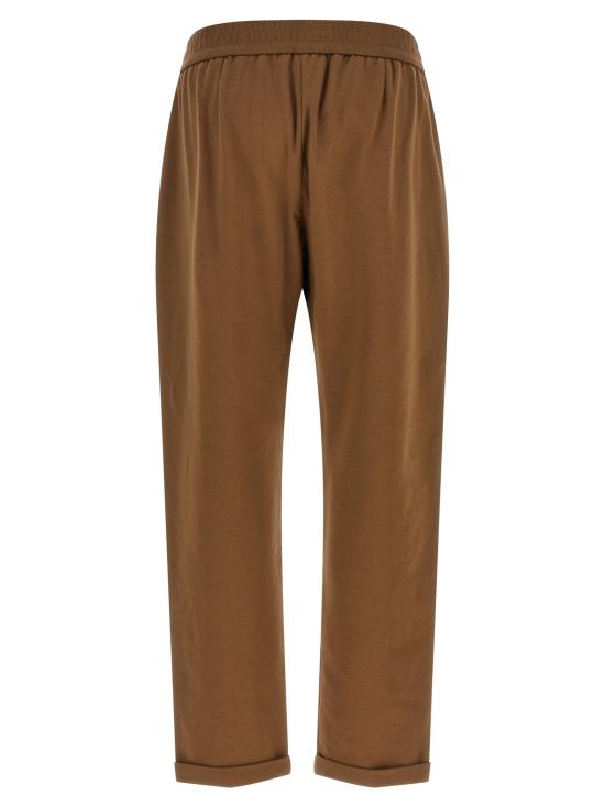  브루넬로 쿠치넬리 트레이닝/조거 팬츠 LDMH827FB799C832 BROWN - BRUNELLO CUCINELLI