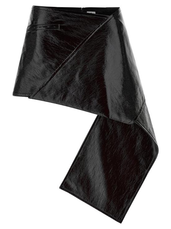 쿠레쥬 스커트 LD425CJU319VY00149999 BLACK