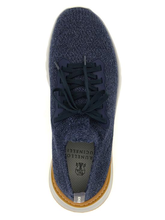  브루넬로 쿠치넬리 스니커즈 LDMZUWLBO253COU50 NAVY - BRUNELLO CUCINELLI