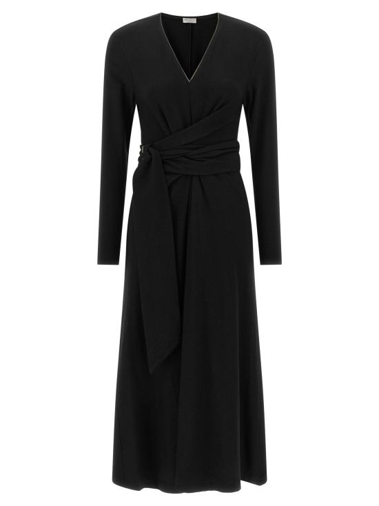  브루넬로 쿠치넬리 원피스 LDM0R25A5552C036 BLACK