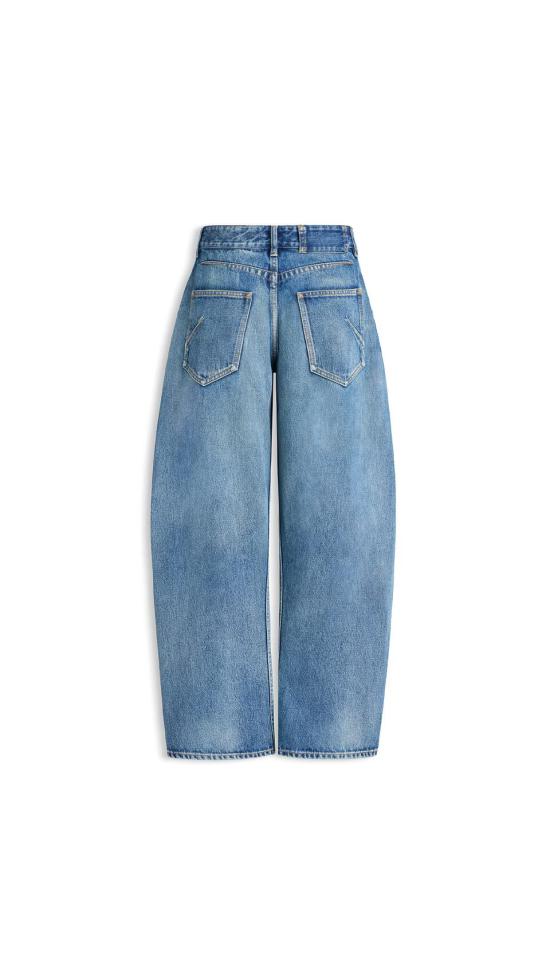  알라이아 데님 팬츠 FW26F380 AA9P1406D020D A20 DirtyWash FR36 BLUE - ALAIA