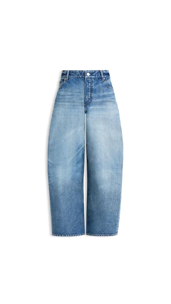  알라이아 데님 팬츠 FW26F380 AA9P1406D020D A20 DirtyWash FR36 BLUE
