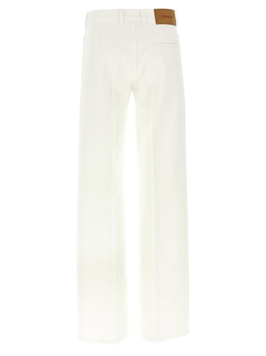  살바토레 페라가모 데님 팬츠 LD780548WHITE - SALVATORE FERRAGAMO